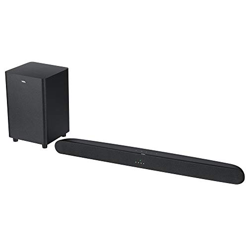 TCL Alto 6+ 2.1 Channel Dolby Audio Sound Bar with Wireless Subwoofer, Bluetooth – TS6110, 240W, 31.5-inch, Black